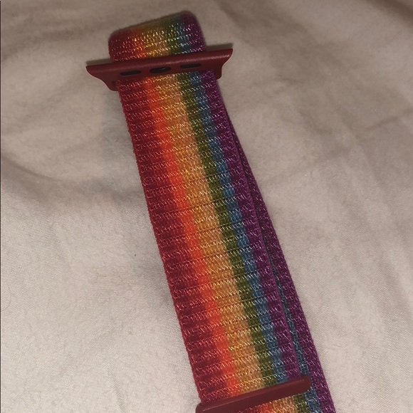 2 for $15! Soft Rainbow Apple Watch Band - Picture 2 of 6